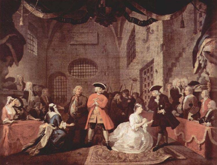 William Hogarth The Beggar Opera VI France oil painting art
